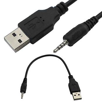 USB to 2.5 mm Stereo Saat & Kamera arj Kablosu