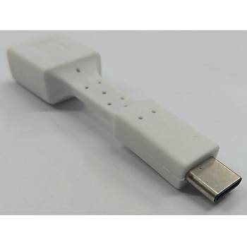 USB Type-C Yass OTG Kablo - Beyaz