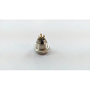 4 Pin Mini XLR ase Tipi Erkek Konnektr