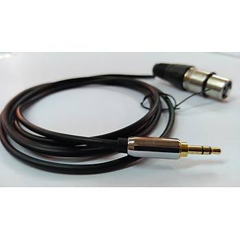 3.5 mm Stereo to XLR Dii Kablo 1.5 Metre