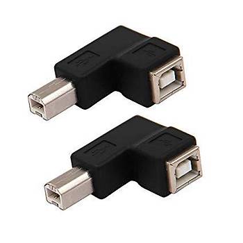 USB 2.0 B Tip 90 Derece evirici Aparat