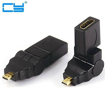 Micro HDMI Hareketli evirici 180 Derece Ayarl