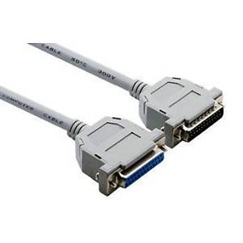 25 Pin Paralel Erkek - Di�i Uzatma Kablosu - 4.30 Metre