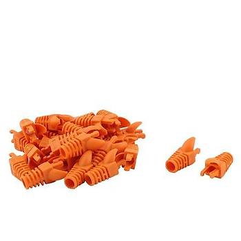Yeni Nesil Cat. 6 RJ45 K�l�f - Turuncu