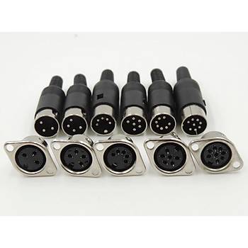 Din Panel Tipi Di�i Konnekt�r - 8 Pin