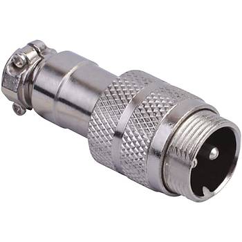 M16 Kablo Tipi Erkek Konnekt�r - 6 Pin