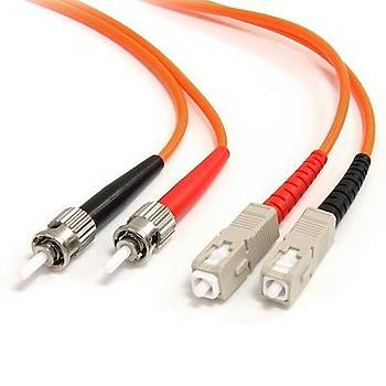 Fiber Patch Kablo - SC - ST - Multimode - Duplex - 1 Metre