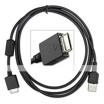 USB 2.0 MP3 Data+arj Kablosu - Sony NW Serisi