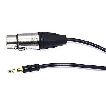 3.5 mm TRRS Stereo to XLR Dii Kablo 5 Metre