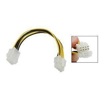 8 Pin CPU G Uzatma Kablosu 20 cm
