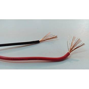 NYAF Montaj Kablosu 0.50 mm - K�rm�z�+Siyah - 5 Metre