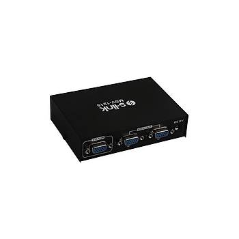 S-link MSV-1215 2 Port 200 Mhz. VGA Splitter