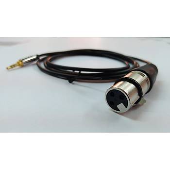 3.5 mm Stereo to XLR Dii Kablo 1.5 Metre