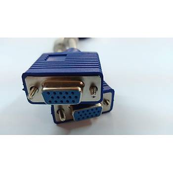 VGA Splitter Kaliteli Y Kablo - 1 Giri - 2 k