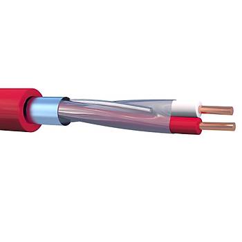 1x2x0.80mm + 0,50 JY(st)CY Yangn Alarm Kablosu - 100 Metre