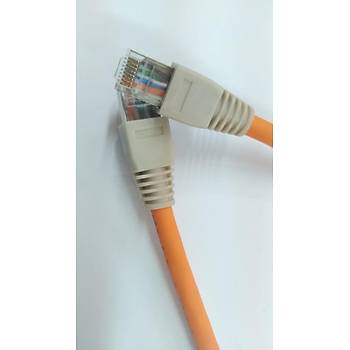 Cat. 7 Kaliteli Network Patch Kablo 50 Metre - Turuncu