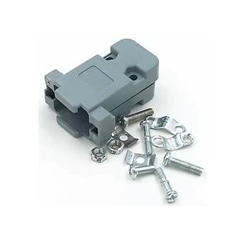 9 Pin D-Sub Konnektr Kapa - Gri (100 Adet)