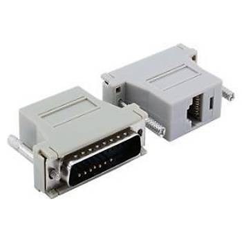 D-Sub 25 Pin Erkek - RJ45 Di�i Mod�ler �evirici