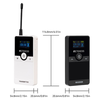 Retekess Tur Rehber Sistemi 2 Verici (Transmitter) + 48 Al�c� (Receiver)