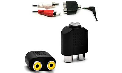 Stereo 3.5 mm Di�i - 2x RCA Di�i �evirici Aparat (�ift)