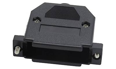 25 Pin D-Sub Konnekt�r Kapa�� - Siyah (100 Adet)