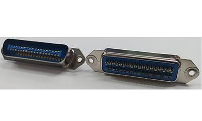 36 Pin Erkek Centronics Konnekt�r+Kapak - Gri