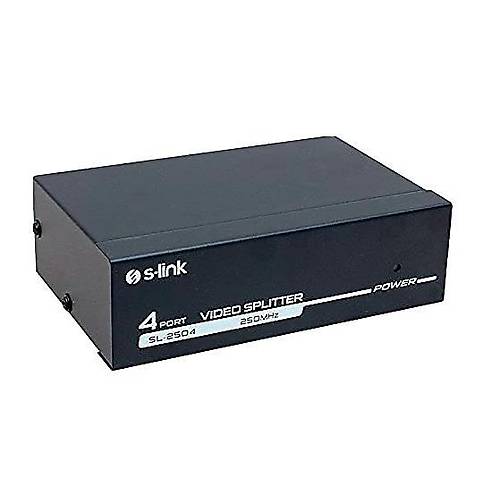 S-link MSV-2504 4 Port 250 Mhz. VGA Splitter