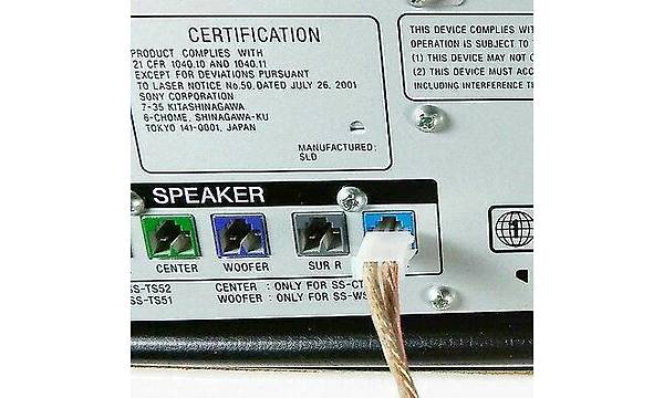 Sony ve Samsung DVD/BlueRay/Ev Sinema Sistemi Siyah Hoparl�r Kablosu 10 Metre
