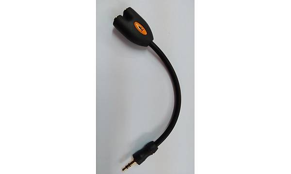 MYKABLO 3.5 mm TRS Stereo �oklay�c� Kablo - Siyah