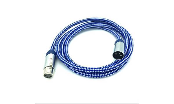 XLR Erkek - Di�i Balansl� Kaliteli �rg�l� Kablo - 15 Metre