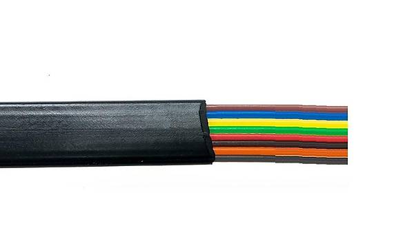 8'li Yass� Siyah Telefon K�ken Kablo - 100 Metre