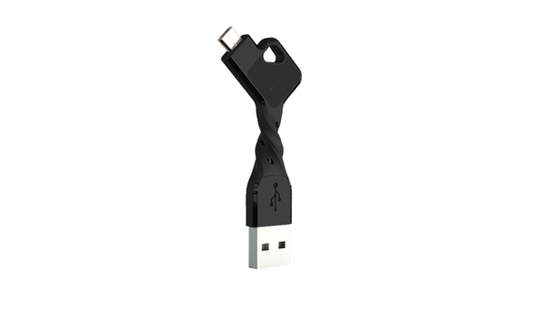 Ta��nabilir Android Micro USB �arj+Data Kablosu - Siyah