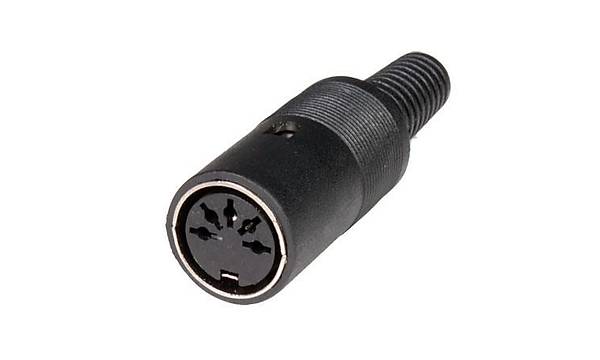 Din Di�i Konnekt�r - S�k 5 Pin