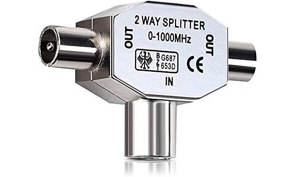 1000 Mhz. 2'li Anten Splitter - 10 Adet