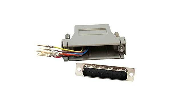 D-Sub 25 Pin Erkek - RJ45 Di�i Mod�ler �evirici
