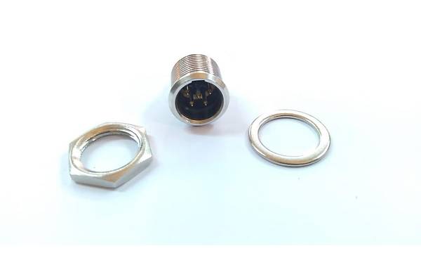 5 Pin Mini XLR �ase Tipi Erkek Konnekt�r