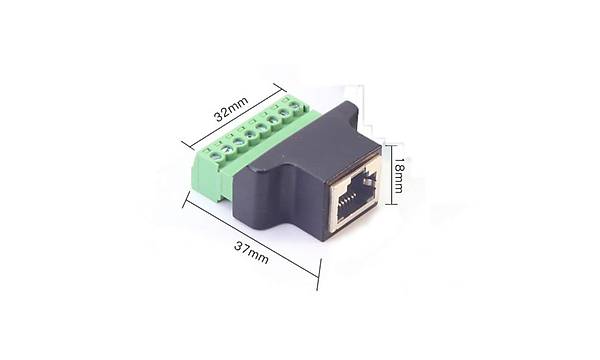 RJ45 Cat. 5/Cat. 6 Klemensli Jack - Di�i