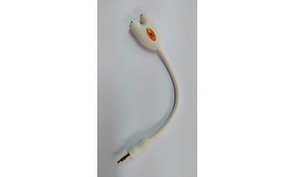 MYKABLO 3.5 mm TRS Stereo �oklay�c� Kablo - Beyaz