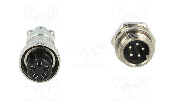 M12 5 Pin Konnekt�r Erkek+Di�i