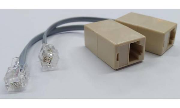 RJ11 Erkek - RJ45 Di�i Ethernet - Telefon Kablosu �evirici