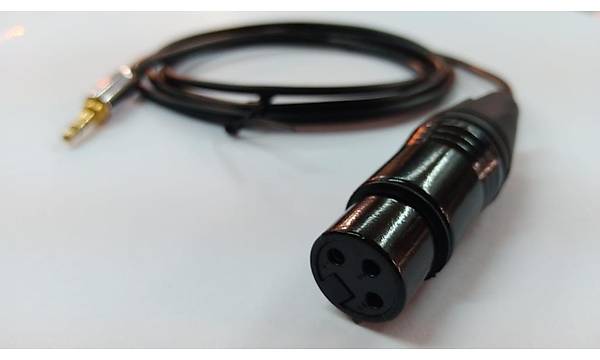 3.5 mm to XLR Di�i Kaliteli Bilgisayar Mikrofon Kablosu 3 Metre