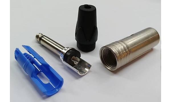 6.3 mm Mono Kaliteli Erkek Jack - Gri