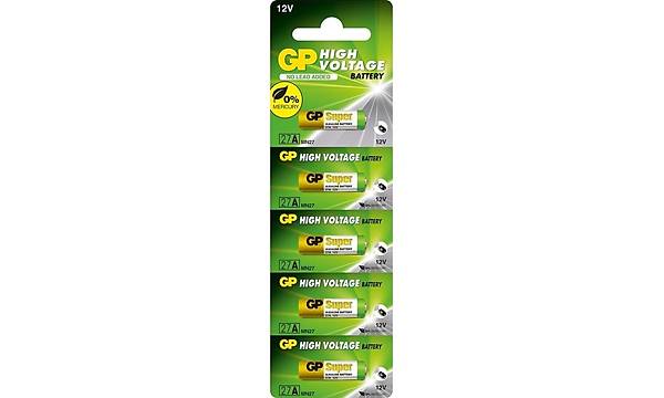 GP 27A Alkalin 12 Volt Kumanda Pili - 5 Adet