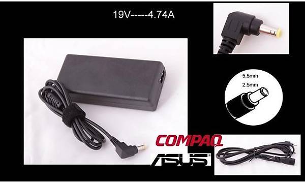 19 Volt 4.74 Amper ASUS Notebook Adapt�r