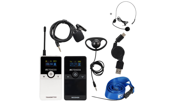 Retekess Tur Rehber Sistemi 2 Verici (Transmitter) + 48 Al�c� (Receiver)