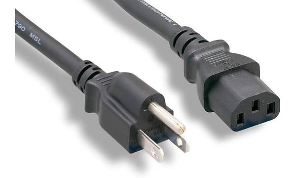 3x0.75 mm Amerikan Fi�li Power Kablosu 1.5 Metre