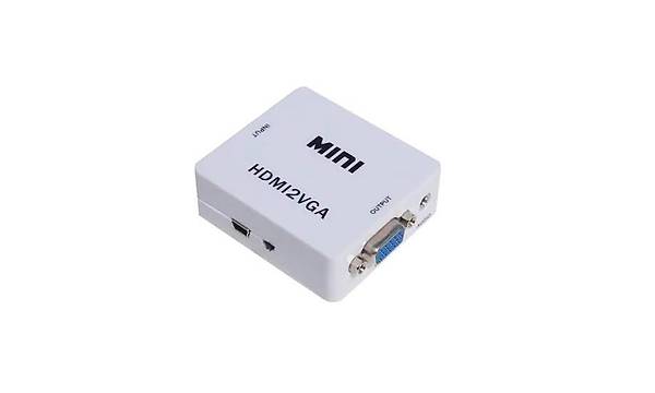 HDMI Giri� - VGA ��k�� Aktif �evirici Kutu