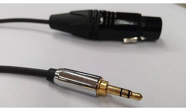 3.5 mm to XLR Di�i Kaliteli Bilgisayar Mikrofon Kablosu 5 Metre