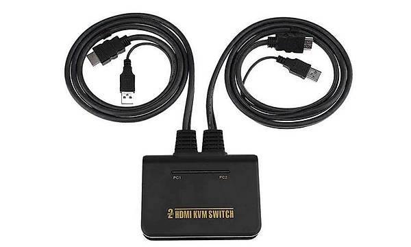 2 Port USB HDMI KVM Switch