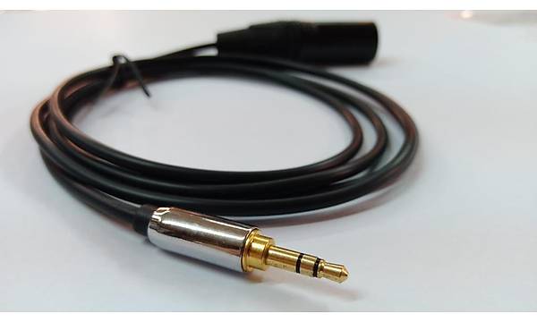 3.5 mm Stereo to XLR Erkek Kaliteli Kablo 1.5 Metre